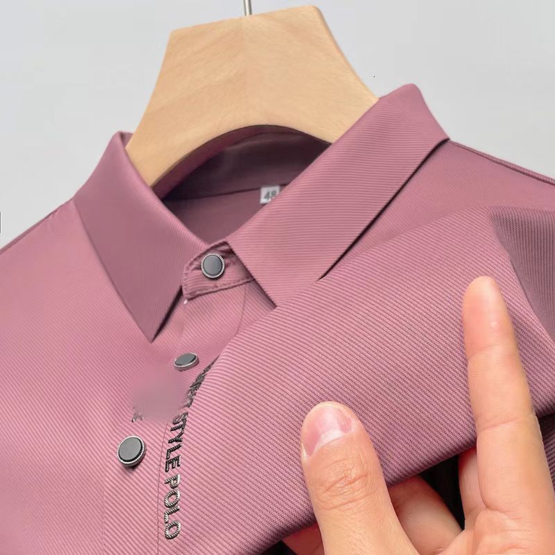2025 Summer New Men's Breathable Fashion Designer Designs Outdoor Trendy T-shirt Polo Clothing
