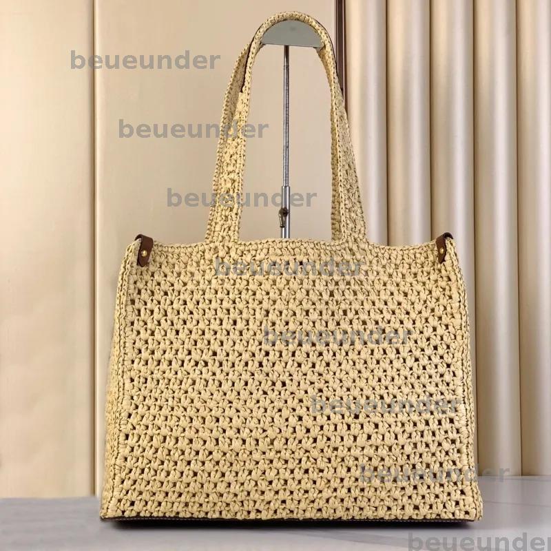 Top designer bag shopper tote bag women handbag straw shopping bag in raffias hand-crocheted beach bags large tote crossbody shoulder bags luxury purse BFG25427