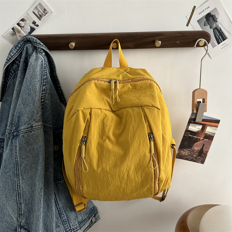 Free Delivery Designer Bag Fashionable And Versatile Backpack Women In The Spring Of 2025 Soft Girl For School Students High Looks Lazy Style Backpack