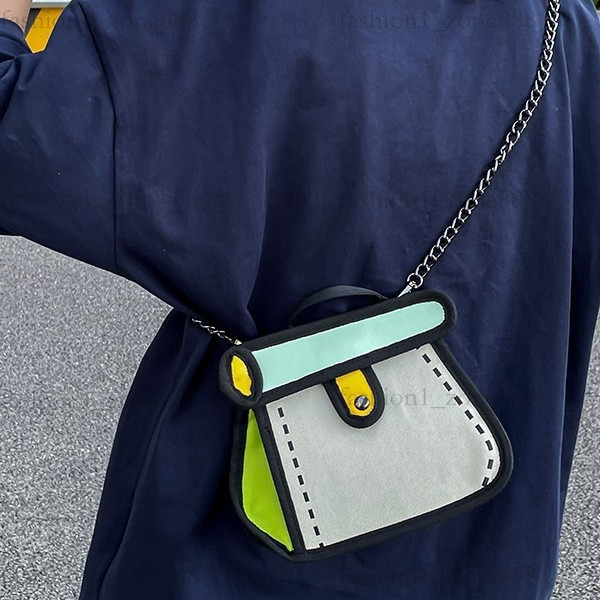 Super Cute Designer Bag Fashion 2D Cartoon Tote Bag High Quality Canvas Handbag Luxury Mini Shoulder Bags Outdoor Beach Party Holiday Gift Summer Godd