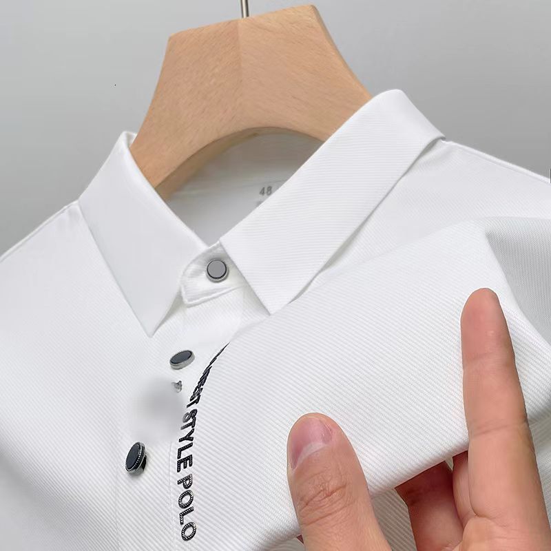 2025 Summer New Men's Breathable Fashion Designer Designs Outdoor Trendy T-shirt Polo Clothing