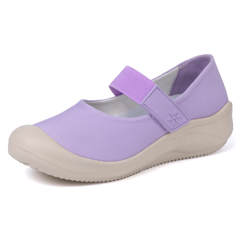 Large Size Women S With Velcro One Foot Casual Shoes Breathable Lightweight Soft Soled Casual For Summer Mom S Shoes Ddmysaturn