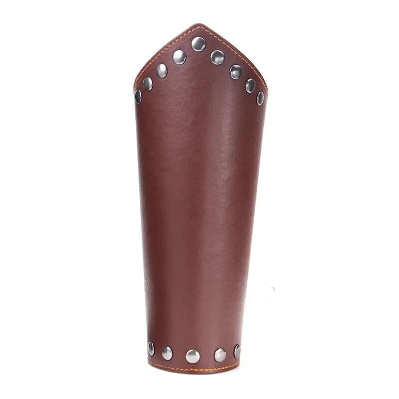 1 PC Cosplay Props Faux Leather Wide Bracer Lace Up Arm Armor Cuff String Steampunk Vintage Medieval Gauntlet Wristband Bracelet