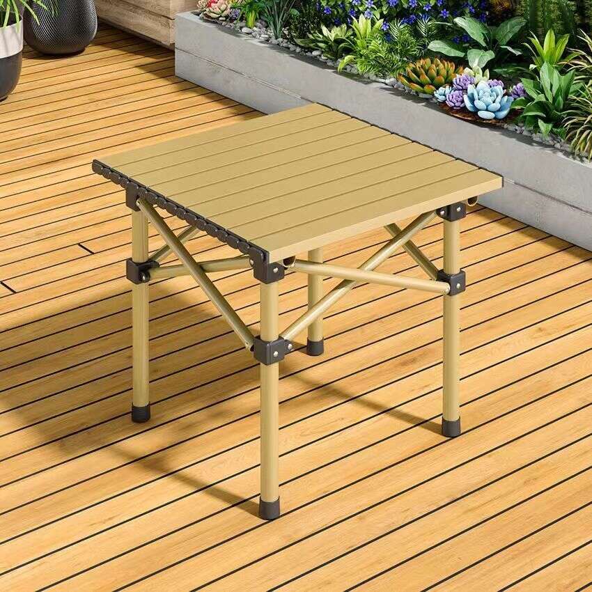 A complete set of outdoor tables chairs, thick sturdy, portable for camping, picnicking, household stalls, and Mazza chairs