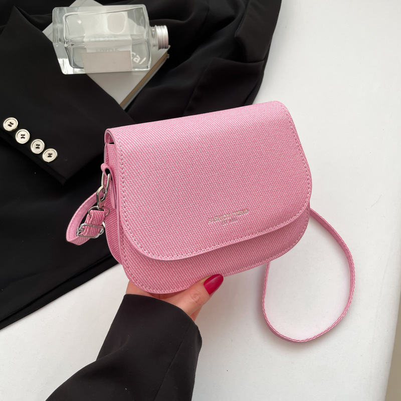 Cute And Minimalist Luxury Bag For Women 2025 New Trend Korean Version Saddle Texture Sen Series Crossbody Free Delivery Designer Bag Small Versatile 
