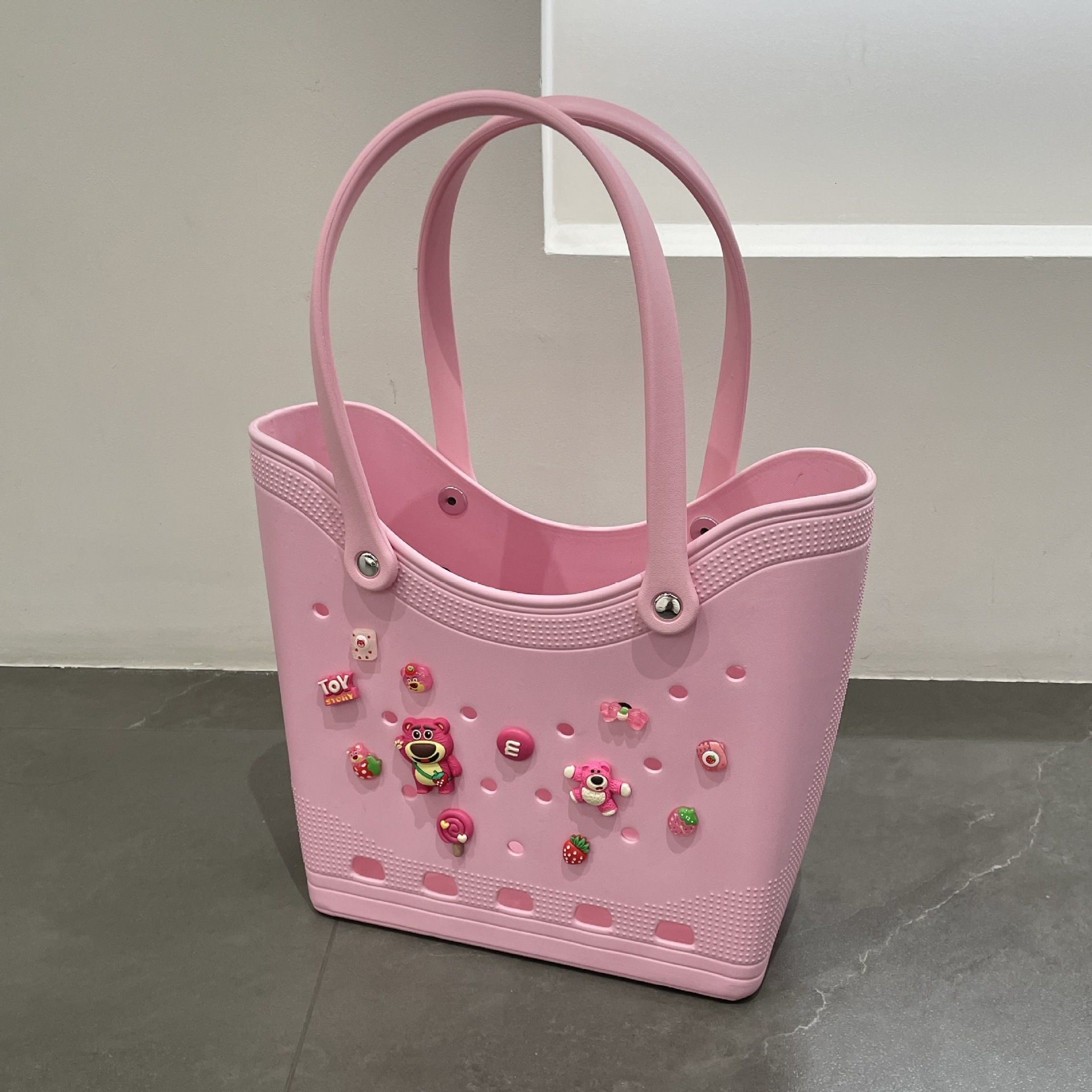 EVA Cave 2025 New Fashionable Seaside Waterproof Beach Outdoor Large Capacity Tote Bag Single Shoulder