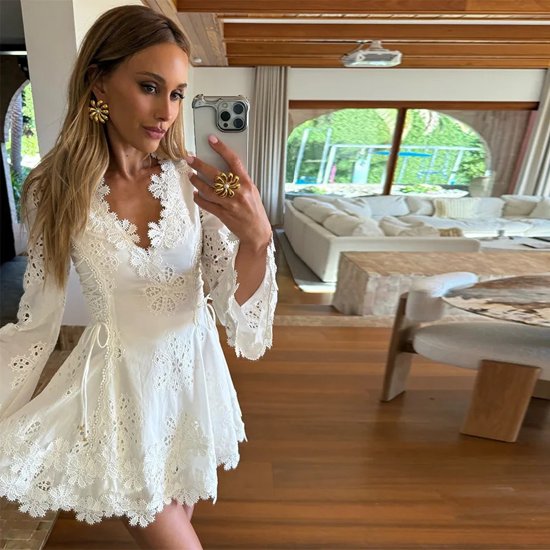 Elegant Ruffle Mini Skirt Set Women Sleeveless Halter Irregular Ruffles Top Loose Short Skirts Sets Summer Lady Suit 250515
