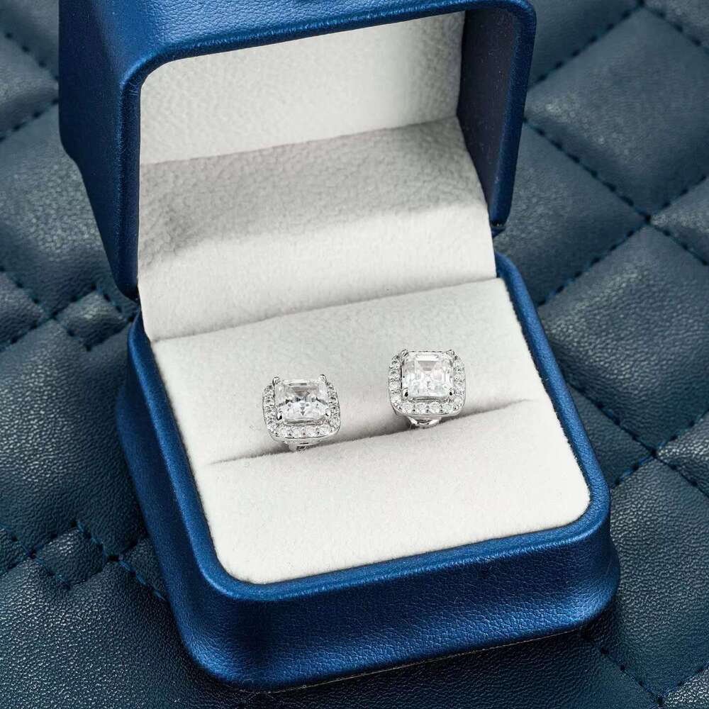 4-pack genuine 10k with screw back VVS round silicone earrings for both men and women