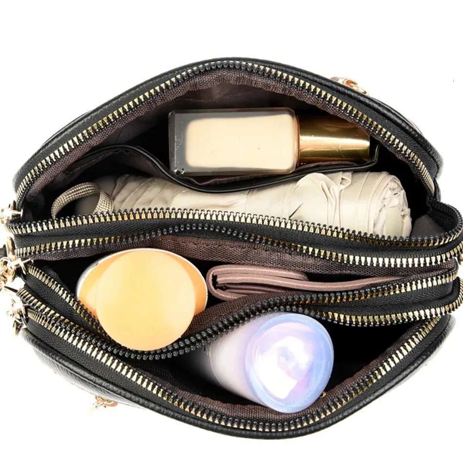 Genuine 3 Layers Designer Purses And Handbags Bag High Quality Leather Shoulder Sac Bags For Women 2024Sac A Main
