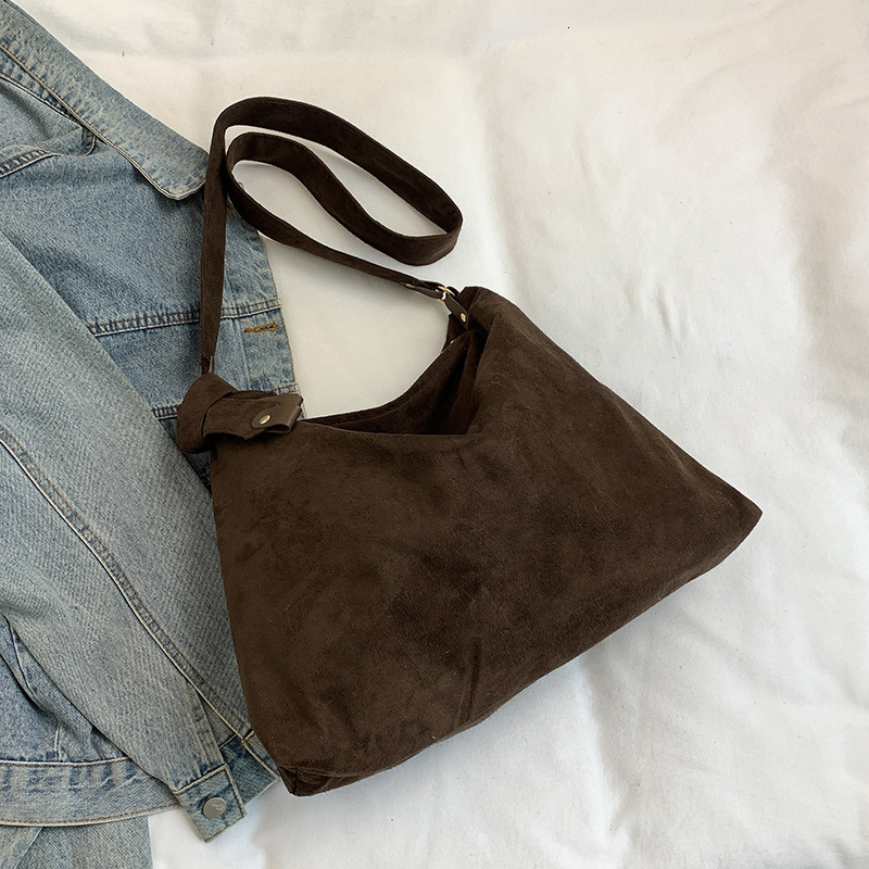 Free Delivery Designer Bag 2025 Fashionable Versatile One Shoulder Tote With Relaxation And Large Capacity Lazy Suede Pillow Bag Luxury Bag