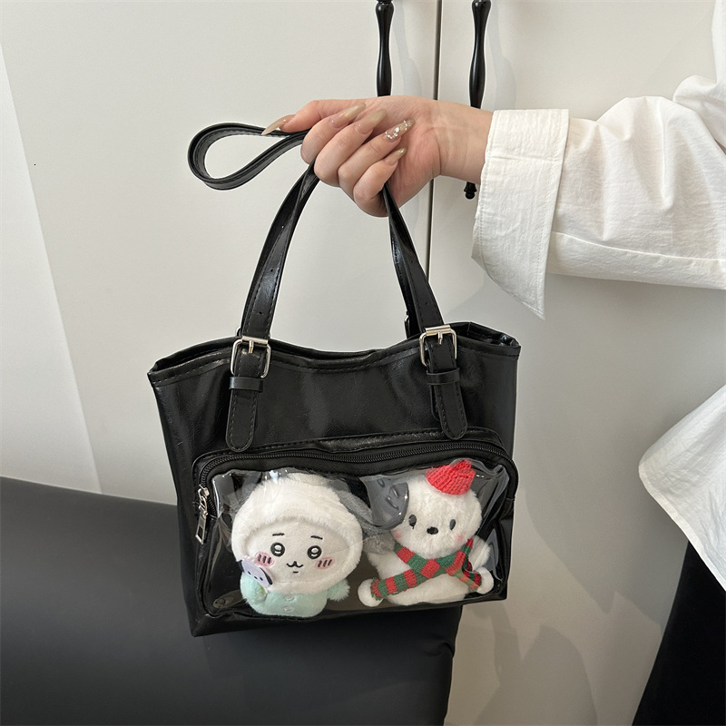 100 Sweet Shoulder Bag Spring And Summer New Large Capacity Tomorrow New Free Delivery Designer Bag Collision Tote With Luxury Bag 2025 Transparent Se