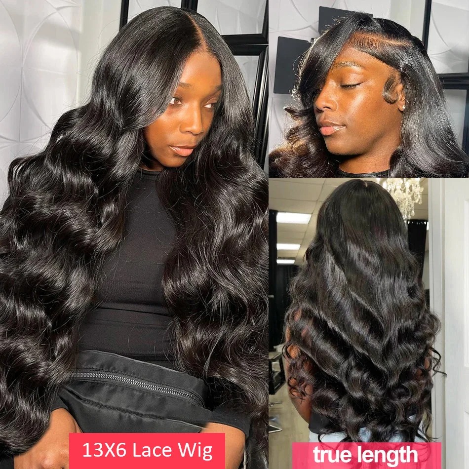 30 32 Inch 13x6 Body Wave Wigs Human Hair Pre Plucked 13x4 Lace Wigs Brazilian Remy Wigs synthetic lace front wigs For Black Women