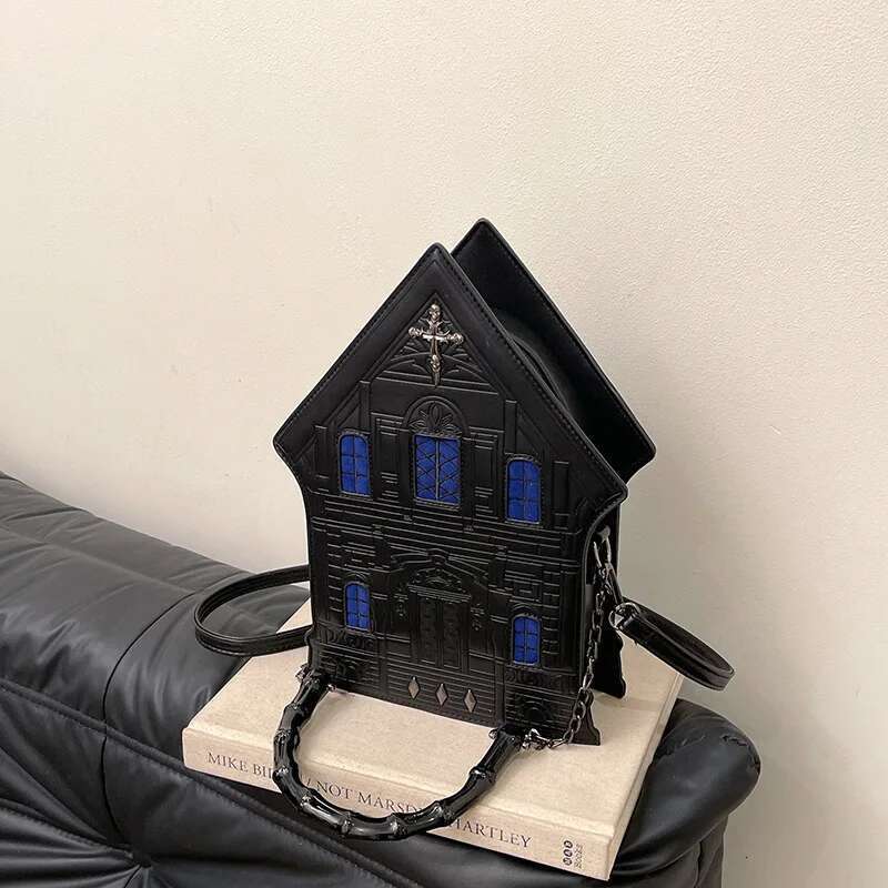 2025 New Creative Small Europe And The United States Fashion Riveted Shoulder Crossbody House Style Bag
