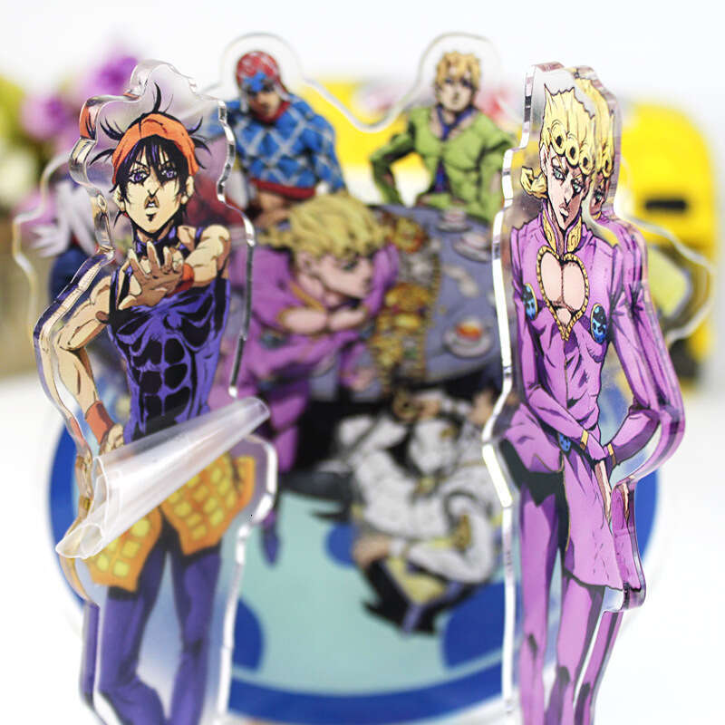 Anime peripheral acrylic humanoid standing sign JOJO's wonderful adventure style character decoration