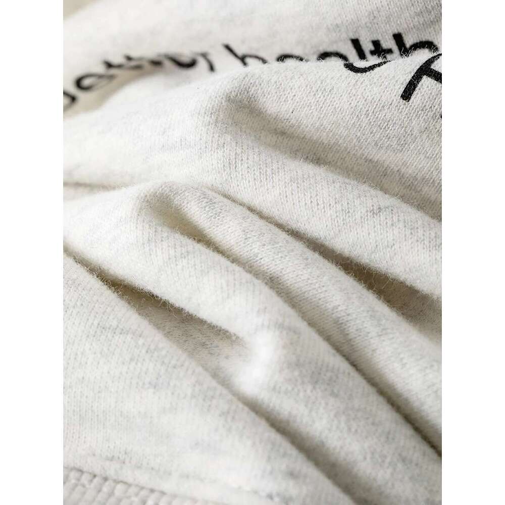 Letter Printed Sport Sweatshirts For Women Loose Casual Long Sleeve Hooded Sweatshirt 2024 New Streetwear Fashion Pullover Tops Designer