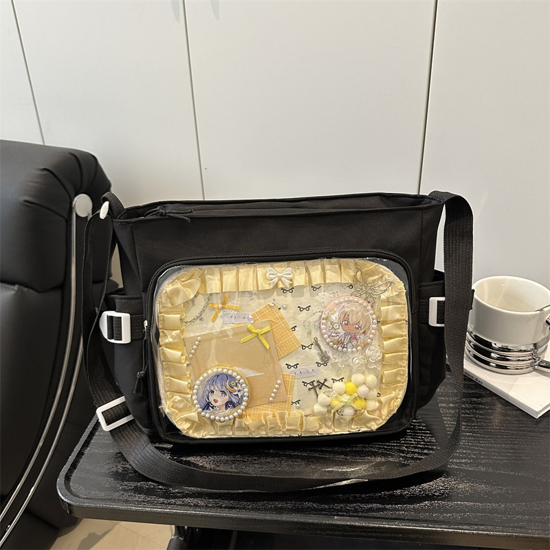 2025 Spring/summer Ins Style Transparent Luxury Bag Campus Versatile Large Capacity Simple Single Shoulder Crossbody New Free Delivery Designer Bag Fo