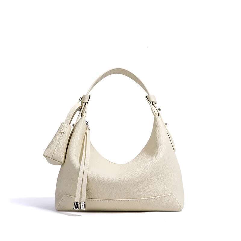 Cowhide Kite Crossbody Shoulder Bag With Matching Wallet, Designer Lunch Box Handbag,Elegant Women Underarm Leather Bags