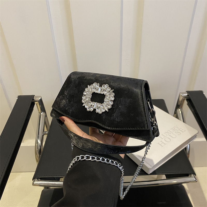 Free Delivery Designer Bag Fashionable Small Square 2025 Winter New Simple And Fashionable Hand Women's Stylish Single Shoulder Crossbody Luxury 