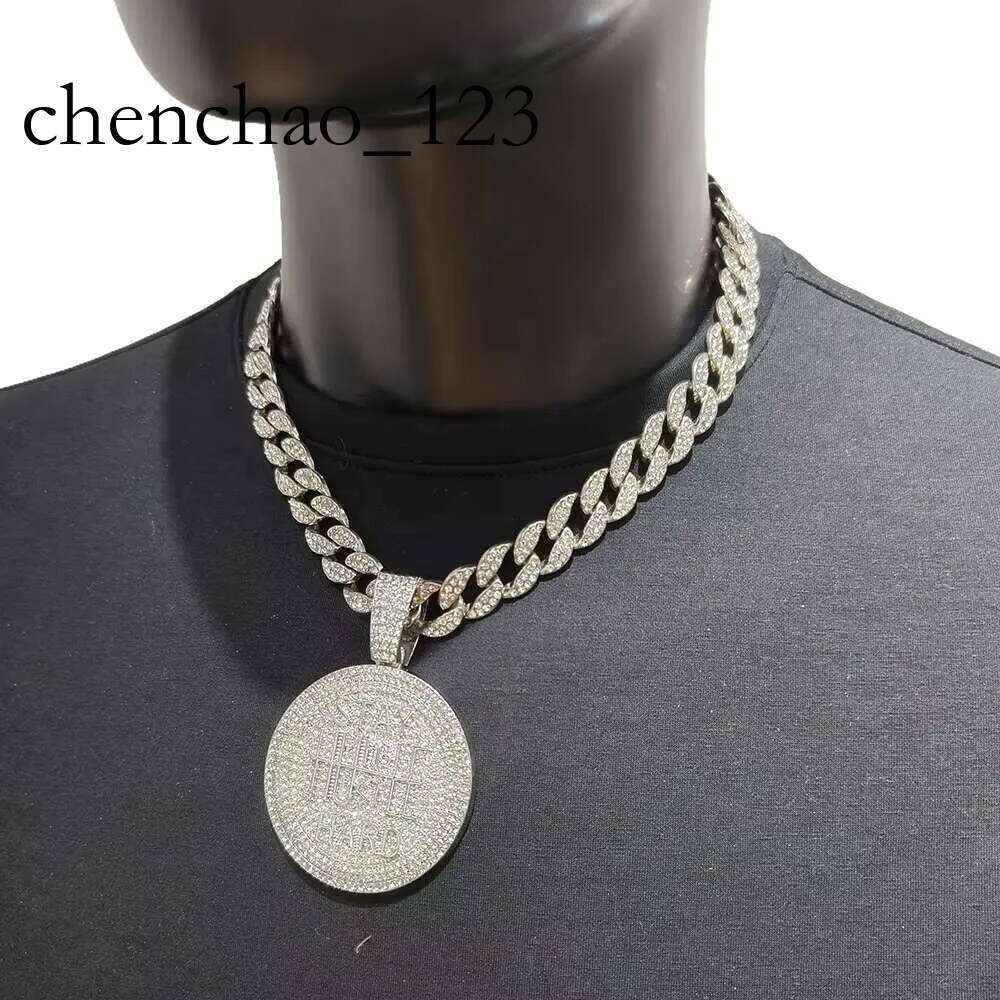 DHcollections Miami Chain Necklace With Pearl - Alloy Pendant For Various Ocns