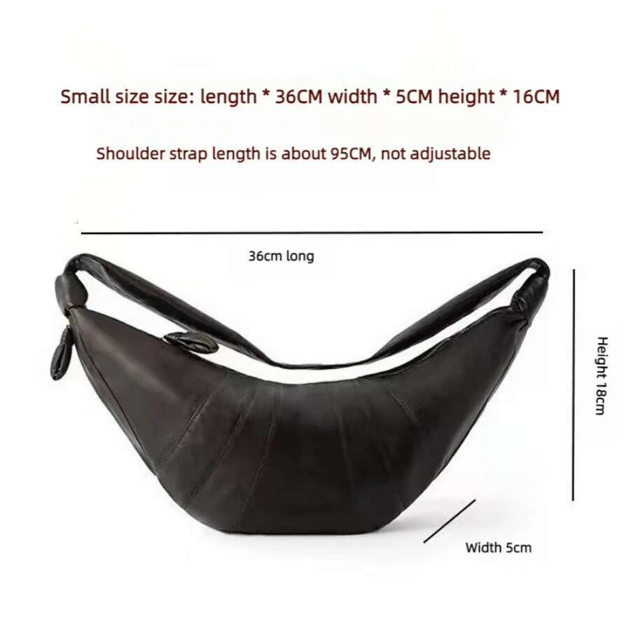 HOT 2025 LE Horn Bun, niche texture, can be sung, dumpling crossbody chest bag, Meilad fashionable retro women's bag