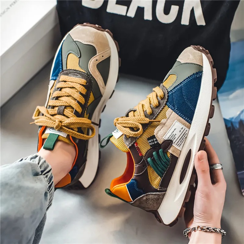 2025 New For Mens Sports Shoes Running Shoes Mesh Breathable Sneakers Size 39-44