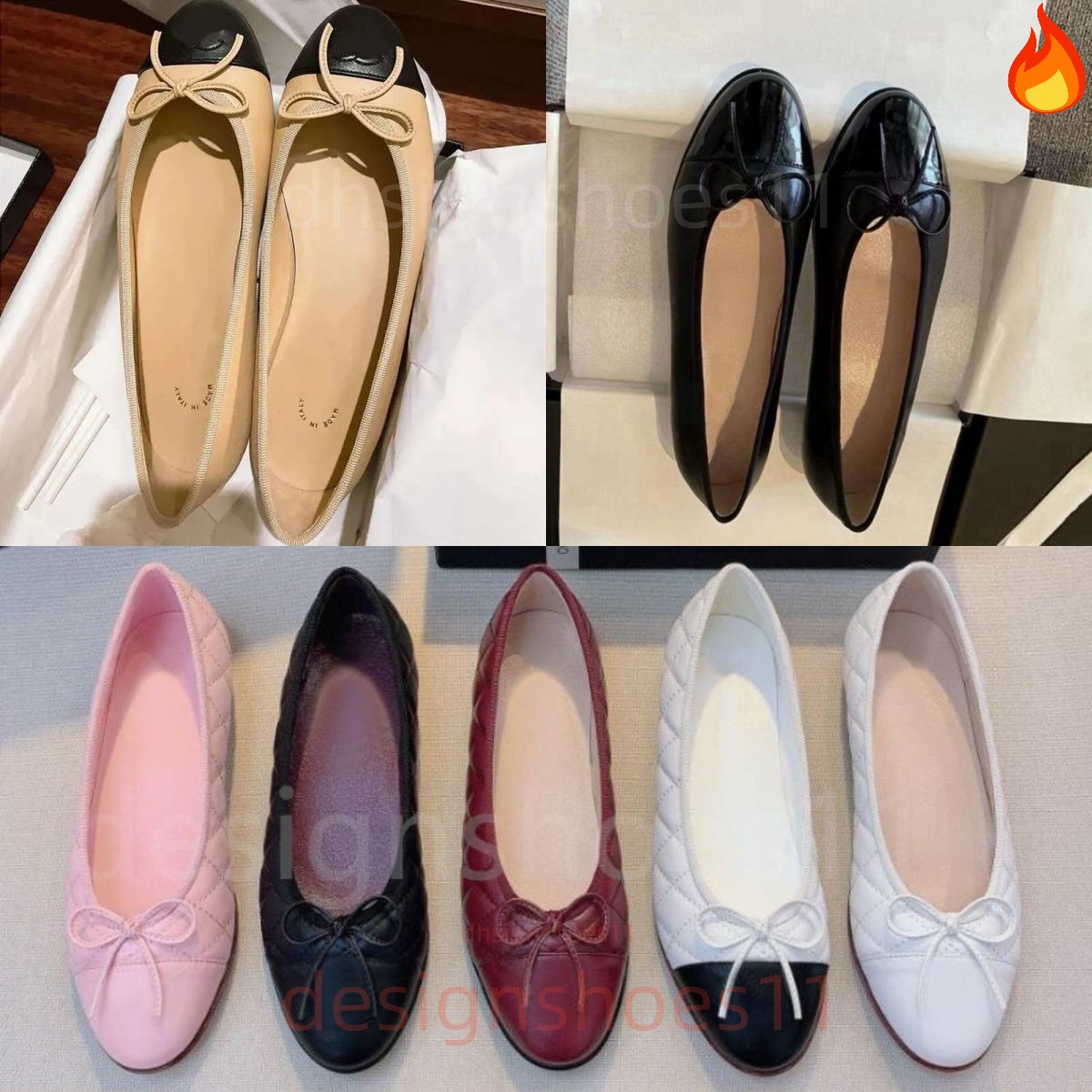 ballet flats designer shoes loafer Fashion Shoes Genuine Leather Open on Formal Chunky Heel dress slingbacks Sandals loafers designer woman ballet flat pumps