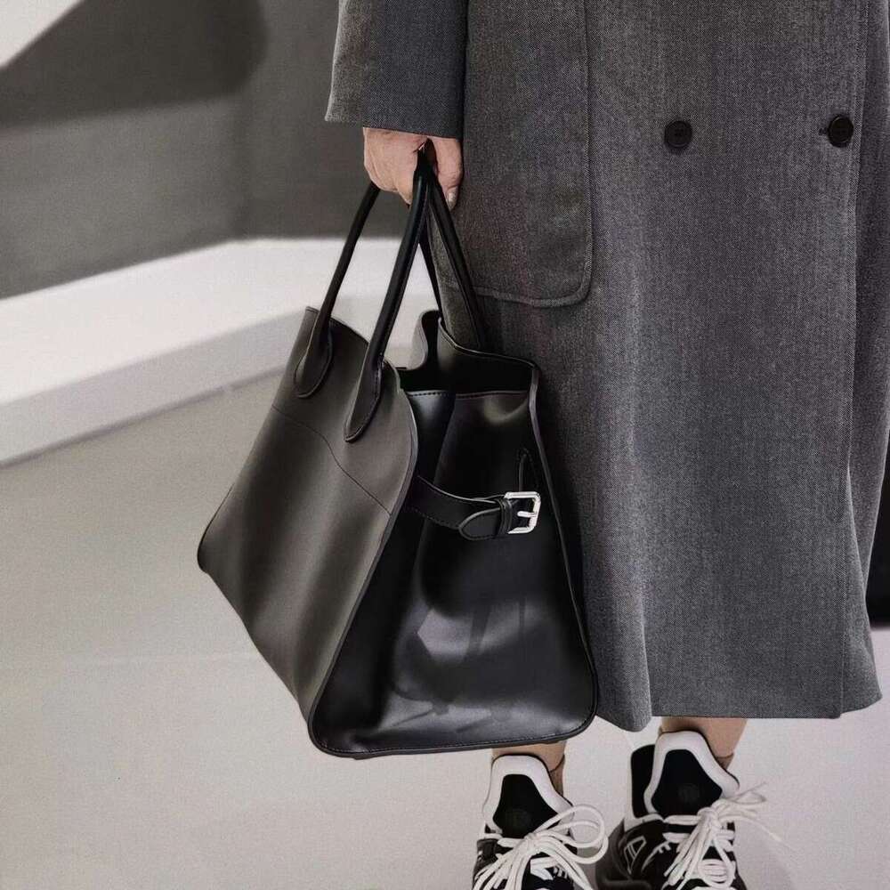 Tote Bag Cowhide New Tote Bag Made Of Genuine Leather Versatile Commuting Single Shoulder Handbag For Women Large Capacity KQ
