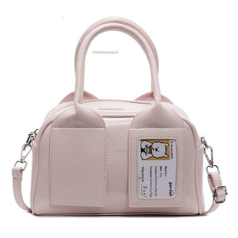 2025 Designer Bag New Women's Handheld Boston Shoulder Bag Fashion Cartoon Cat Shaped Small Square Bag Casual Storage Crossbody Bag Free Shipping