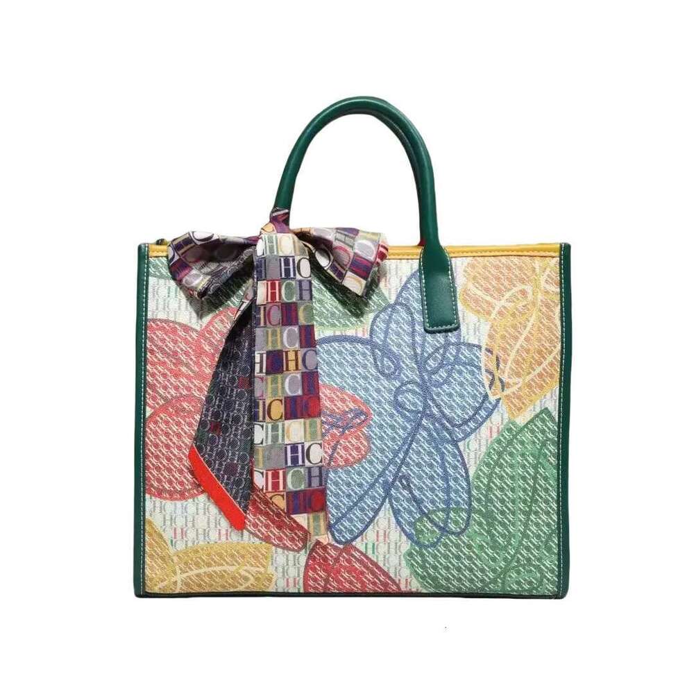 Ch-Large Capacity Handbag For Women High-Quality Square Shoulder Versatiledaily Travel New Shopping Bag