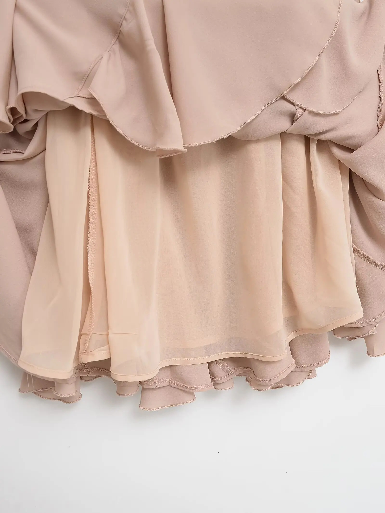 European and American style summer irregular temperament versatile high waist Aline skirt 250515