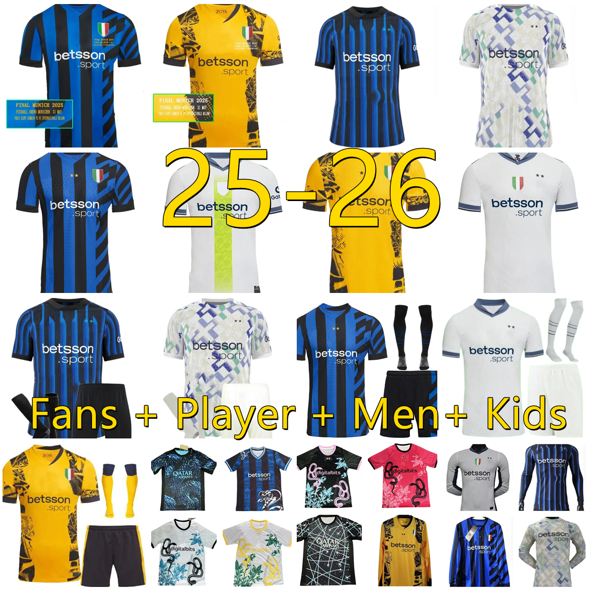 interS milanjersey 24 25 S-4XL football jersey serie inter lautaro LUKAKU InterS LAUTARO 25 26 football shirt Maillot FRATTESI PAVARD BASTONI THURAM man kid kit