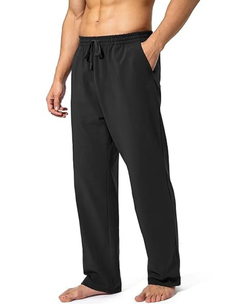 Summer Mens Basketball Running Pants Loose Breathable Quickdrying Straight Casual Long 250515