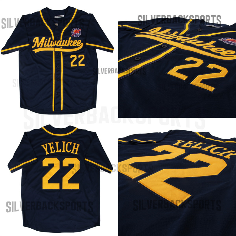 11 Jackson Chourio Baseball Jerseys Christian Yelich William Contreras Rhys Hoskins Sal Frelick Custom Baseball Jersey Any Name Number Men Women Youth