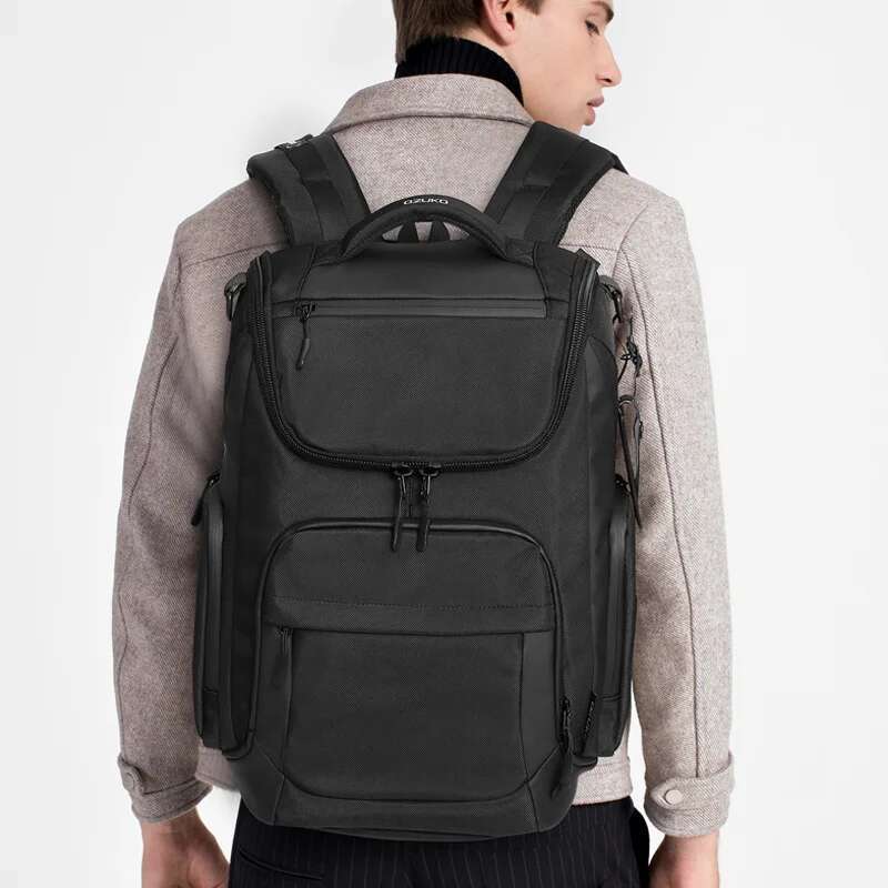 OZUKO Multifunction Men Large Capacity Waterproof Backpacks 15.6 Inch Laptop Backpack Outdoor Travel Business Male Bag