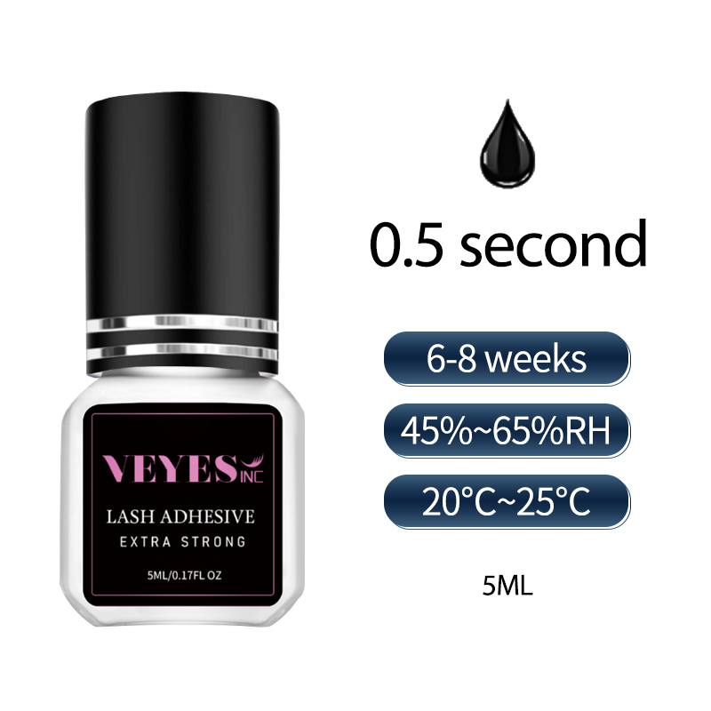 Veyes Lash Glue Customized Private Label Fast Dry Eyelash Adhesive Eyelash Extension Glue