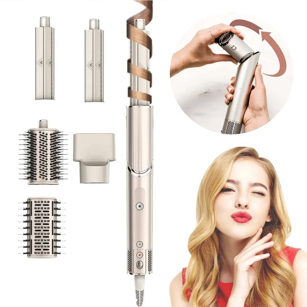 Hot Air Styling Drying System Powerful Hair Dryer Multi-Styler with Auto-Wrap Curlers Brush