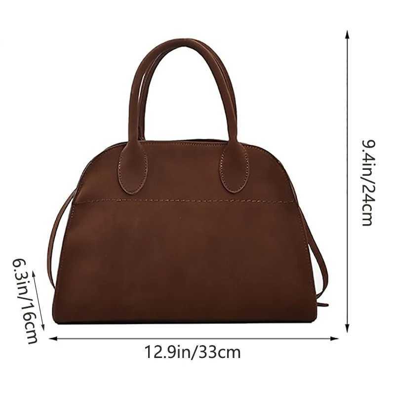 Suede Tote Bag for Wen Wens Suede Purse Vintage Top Handle Bag Women Shoder Sahel Work Leather Bag Z250516