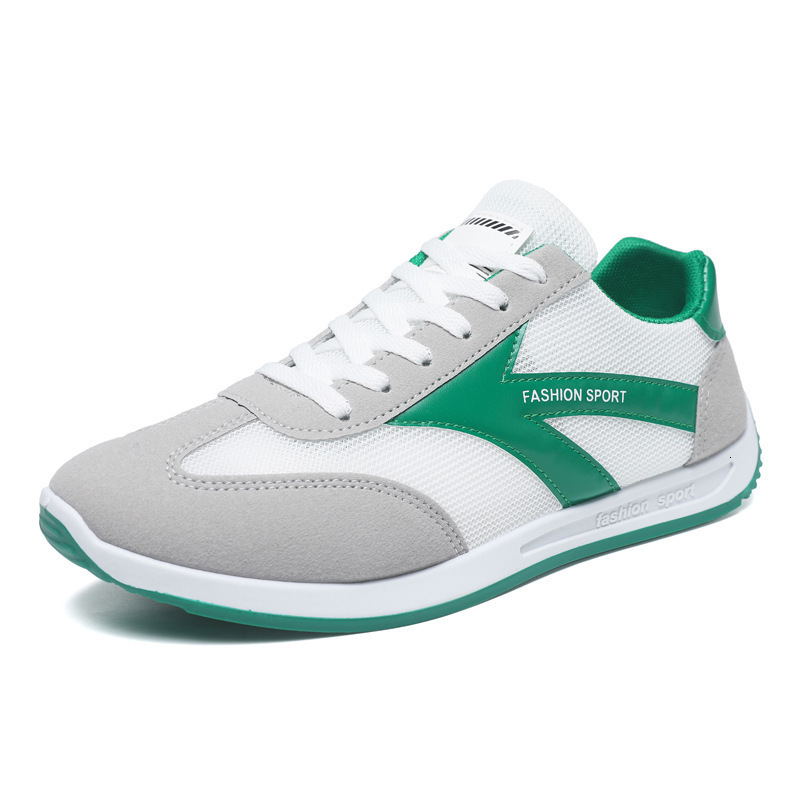 Shoes made of mesh fabric, trendy breathable and versatile for all seasons, casual sports men's running shoes, lightweight