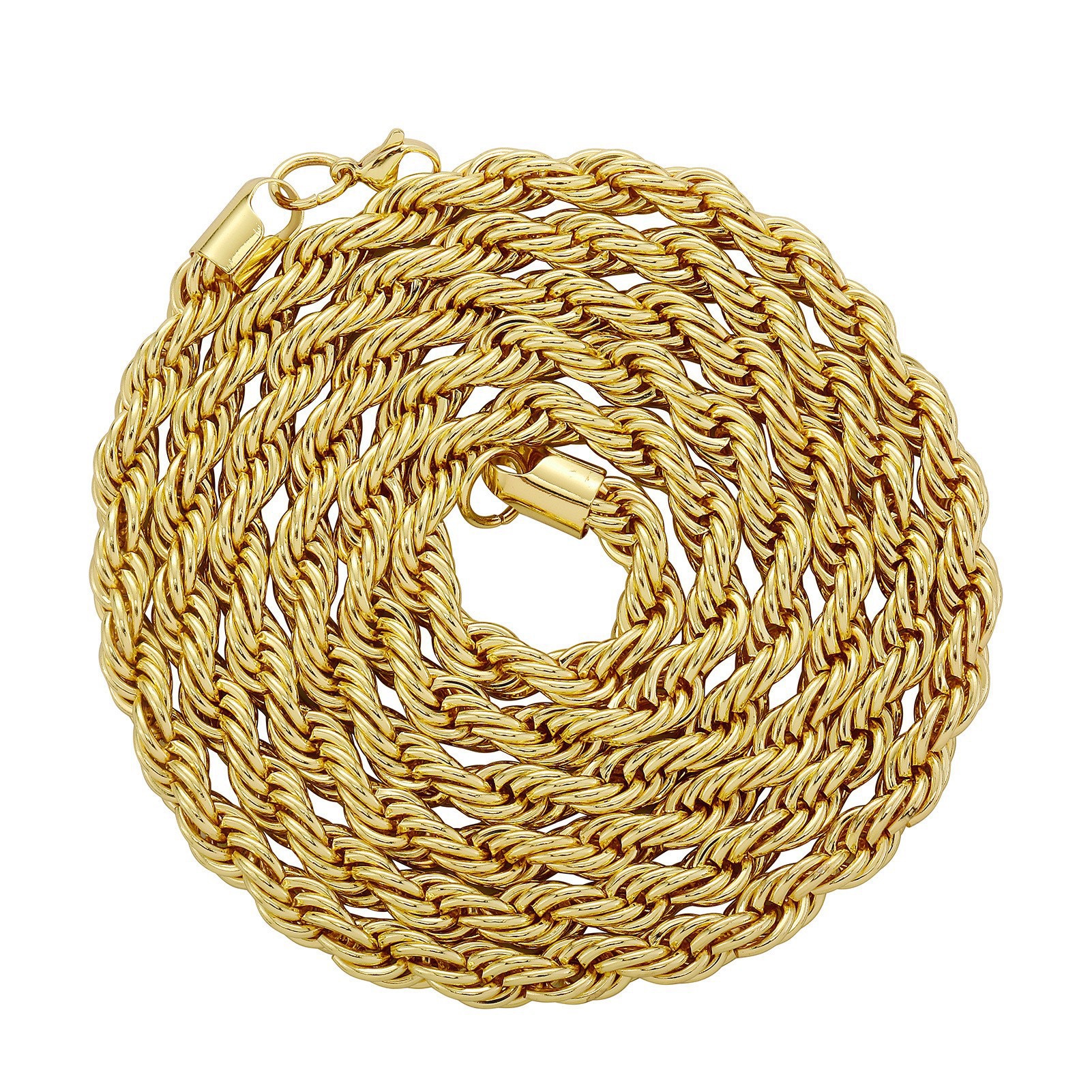 Wholesale 10K, 14K solid real gold 8mm twisted chains, Cuban chains, bracelets, ice out hip-hop moissanite necklaces, high-end jewelry for men