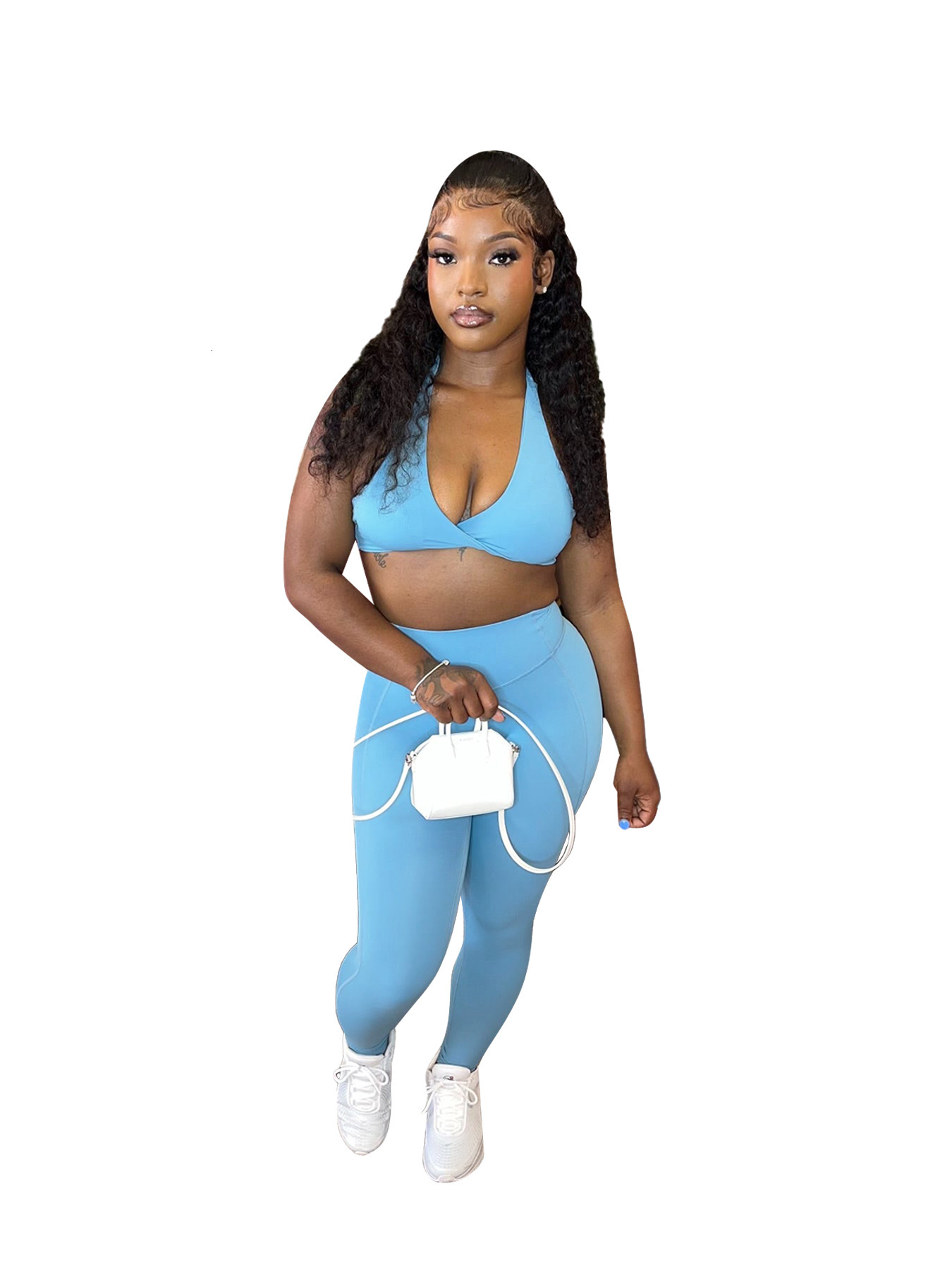 HR24042 Womens Autumn/Winter New Tight Sports and Leisure Three Piece Set