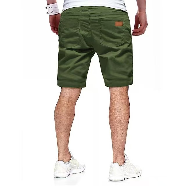 Men's Summer Loose Straight Leg Cotton Utility Shorts