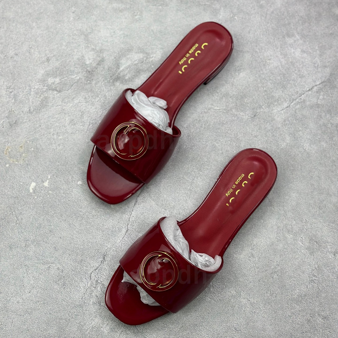 designer Sandals Womens Slippers Slides Classic retro brown Complete styles suitable for women Beach slippers