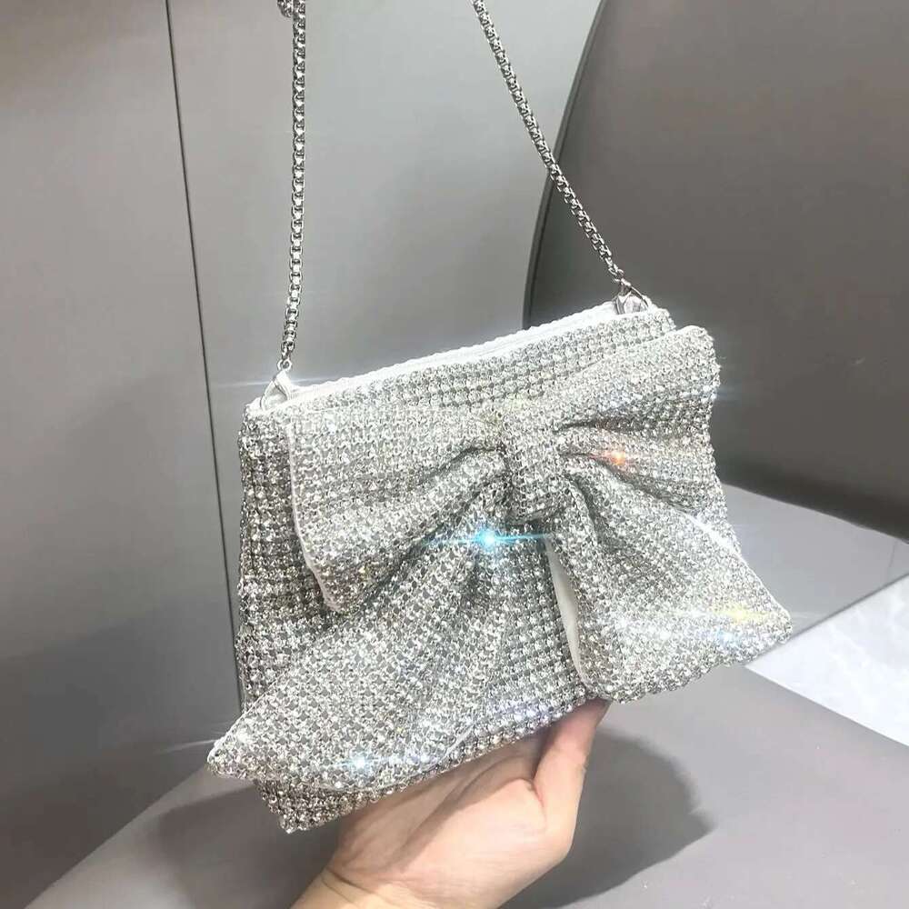 Shiny Crystal Clutch Purse Shoulder Bag Rhinestone Handmade Purses And Handbags Designer Evening Clutch Bag Purse Banquet