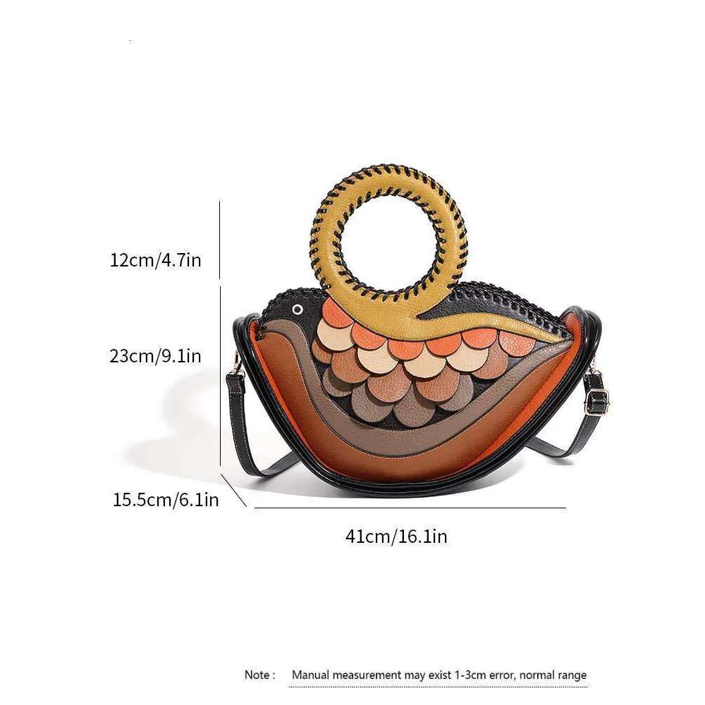 Lady Designer Leather Purse Vintage Bag Women's Top Handle Handbags Large Capacity Multi-layer 2025 New in Crossbody