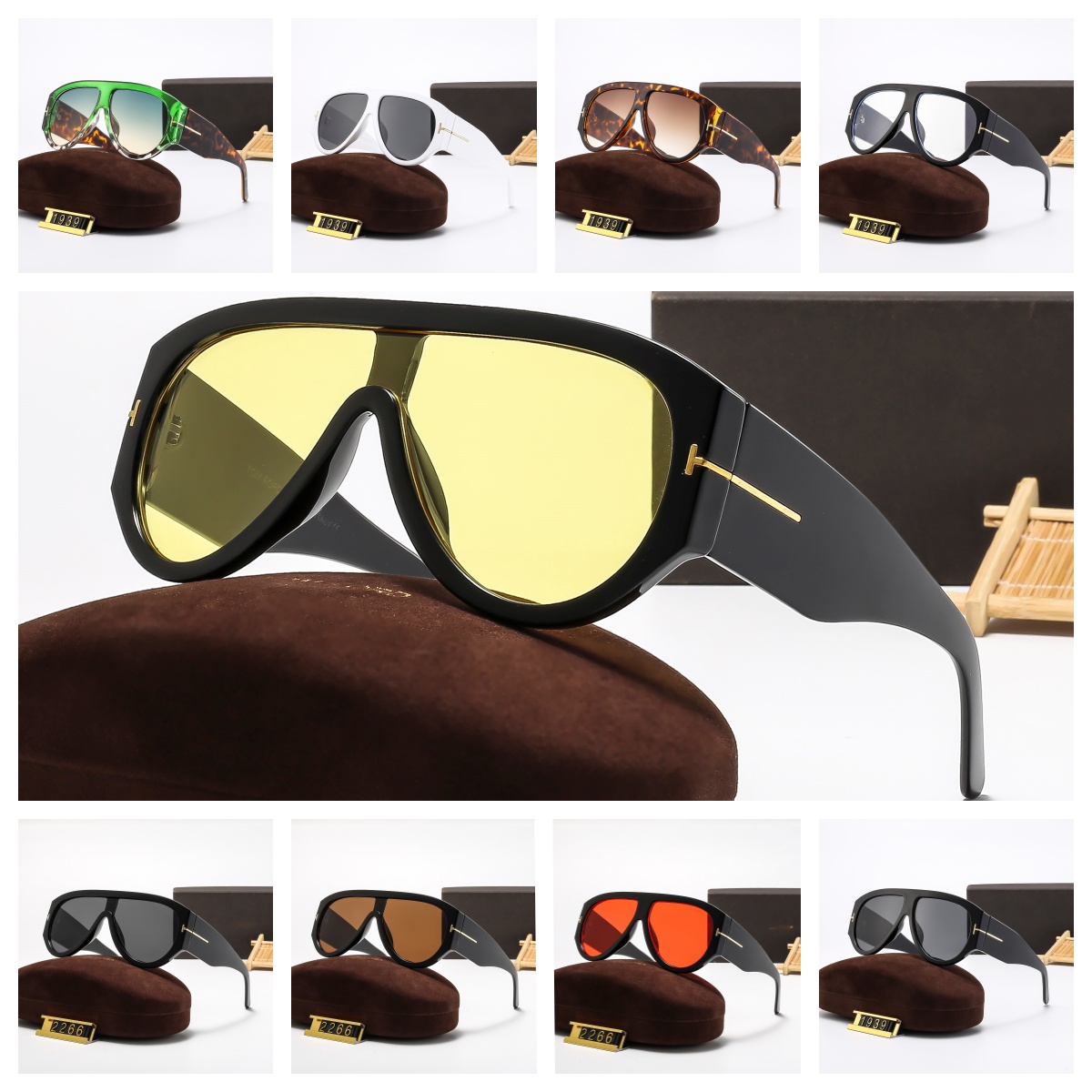 Sunglasses designer sunglasses for women design Polarized Luxury Sunglasses For Men Women Pilot Sun Glasses UV400 Eyewear Oversized Frame Polaroid Lens