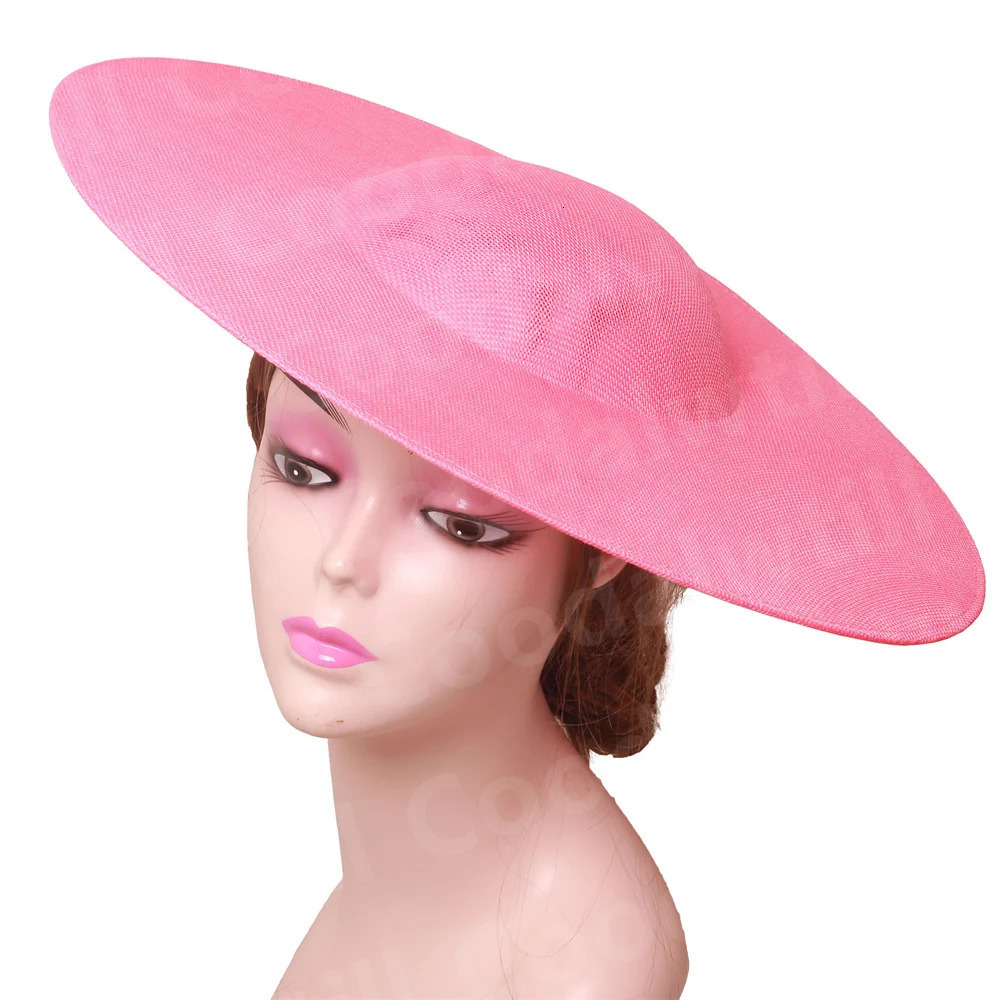 40CM Big Fascinators Base DIY Hair Accessories Hat Women Derby Wedding Headpiece Ladies Church Race Maillinery Cap Supplies 250514