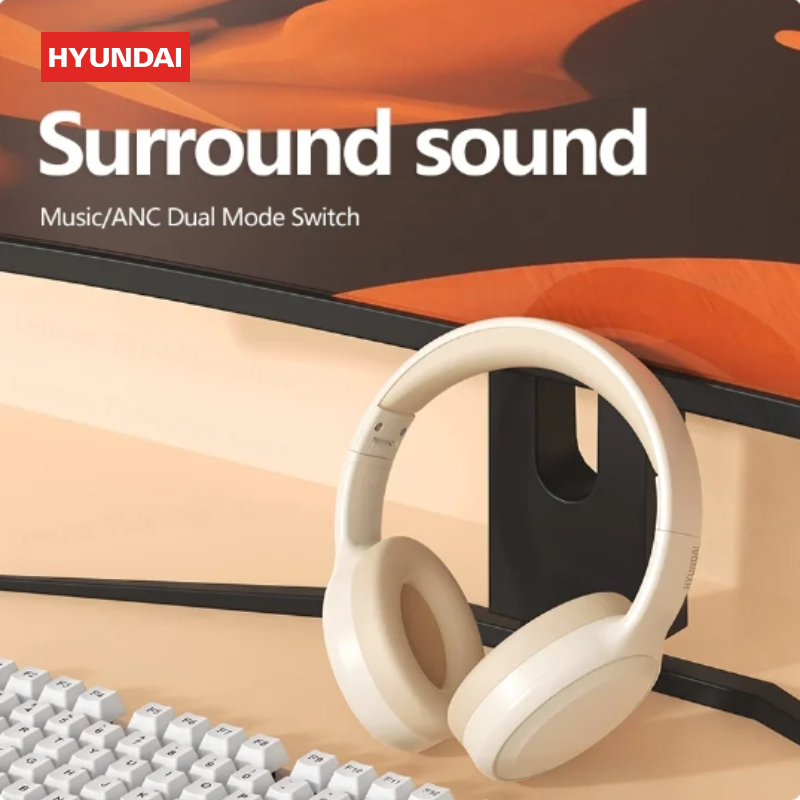 HYUNDAI TH30 Wireless Headphones Bluetooth 5.3 Sport Headband With Mic Music Foldable Gaming Bluetooth Headset
