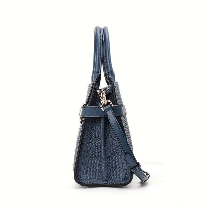 Aidrani Genuine Cowhide Handheld Tote Crocodile Pattern Banquet 2025 Large Capacity Detachable Strap Shoulder Bag