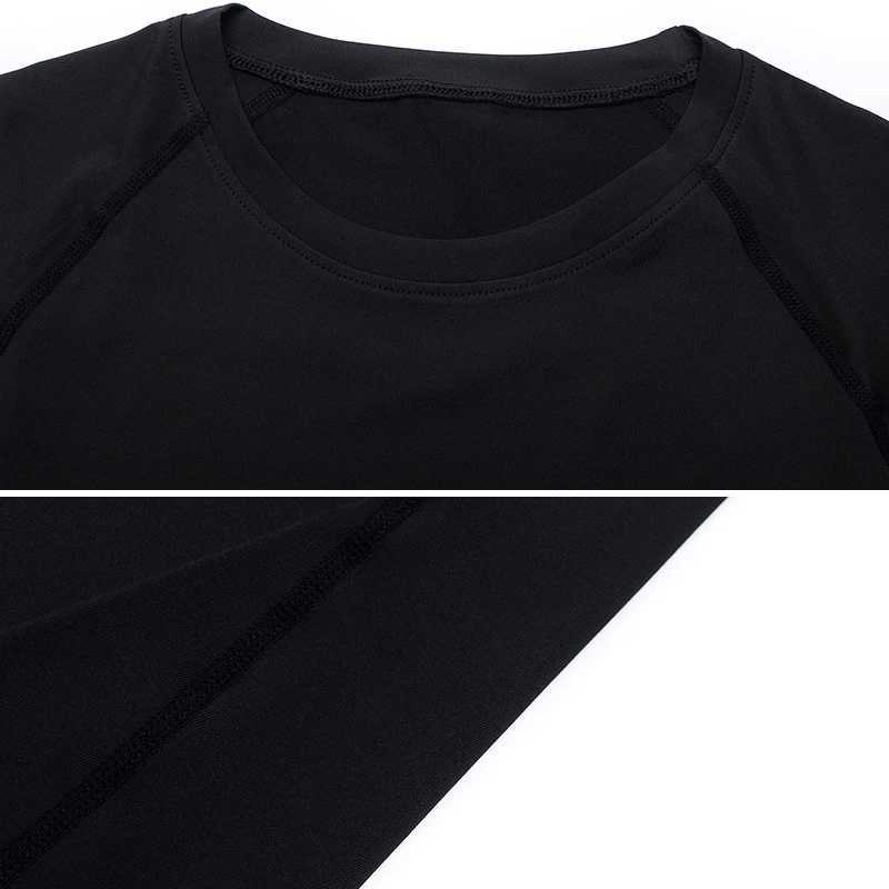 New Arrival Mens Compression Top Active Mid Stretch Breathable Moisture Wicking Workout T-shirt For Outdoor Sports Z250515