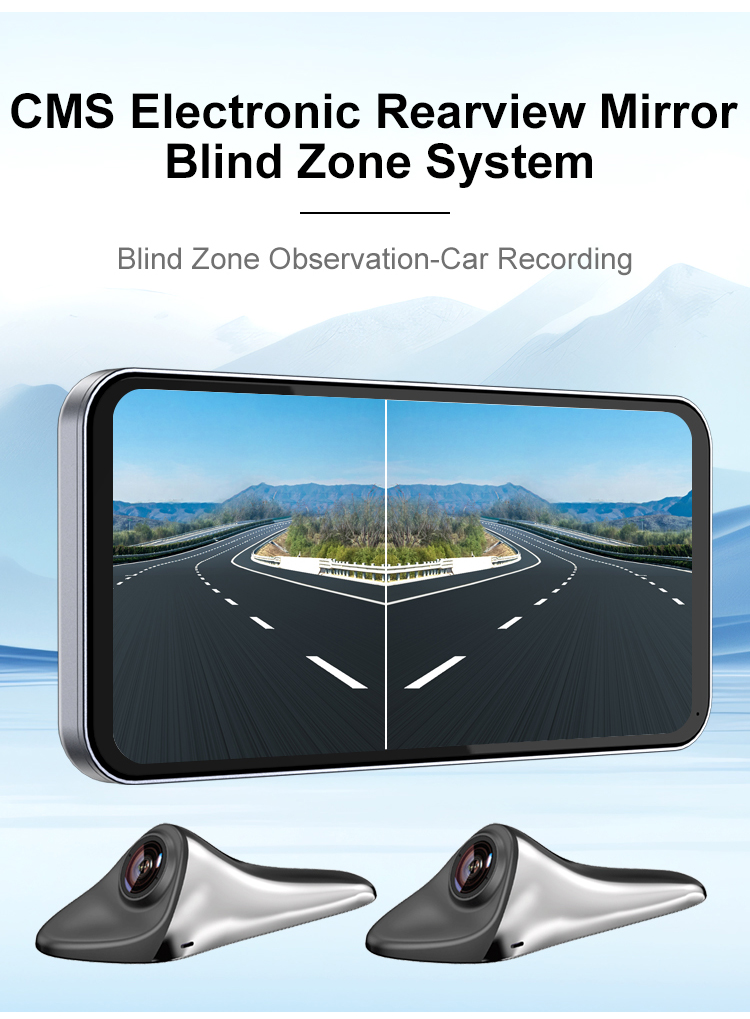 6.25 inch car Blind Spot Camera Surveillance System,HD 1920 * 1080p Touch Screen Display with 1080p Camera, Side View Camera System